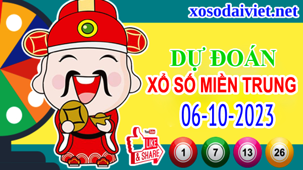 Dự đoán XSMT 6/10/2023 – Thống kê xổ số miền Trung hôm nay thứ 6