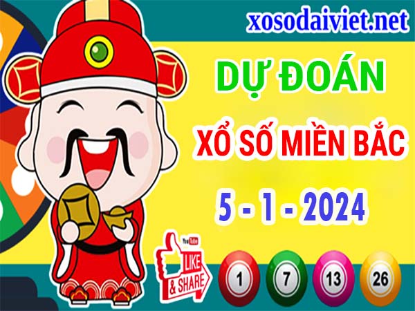 Dự đoán XSMB 5/1/2024 thống kê xổ số miền Bắc thứ 6 hôm nay