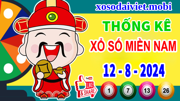 Thống kê XSMN 12/8/2024 – Nhận định lô VIP xổ số miền Nam thứ 2 hôm nay